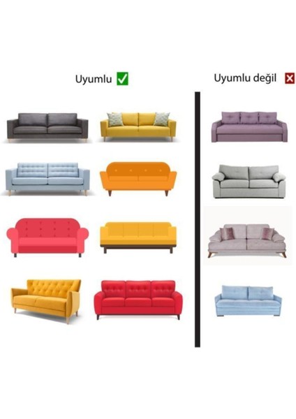 Strech 3 Kişilik Pamuklu Koltuk Kanepe Örtüsü Bordo