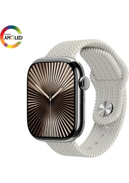 HK10 Promax Watch 10 Akıllı Saat 3 Kordon Hediyeli
