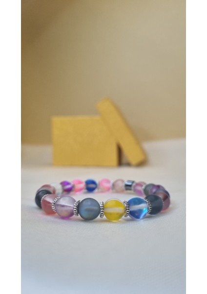 Yüksek Kalite Termal Kuvars (Melek Taşı) Doğal Taş Bileklik Enerji Dengeleme- Aura Temizleme fiyatları