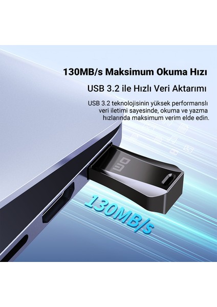 PD236 Metal USB 3.2 Gen 1 128GB USB Flash Bellek indirimleri