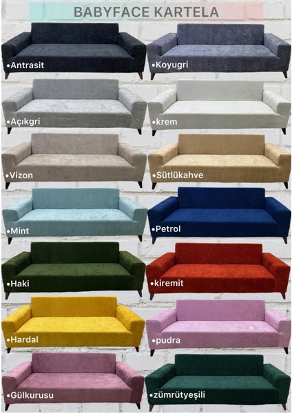 3'lü Koltuk Babyface Giydirme Koltuk Örtüsü(Petrol) indirimleri