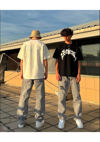 Taşlı Oversize T-Shirt modelleri