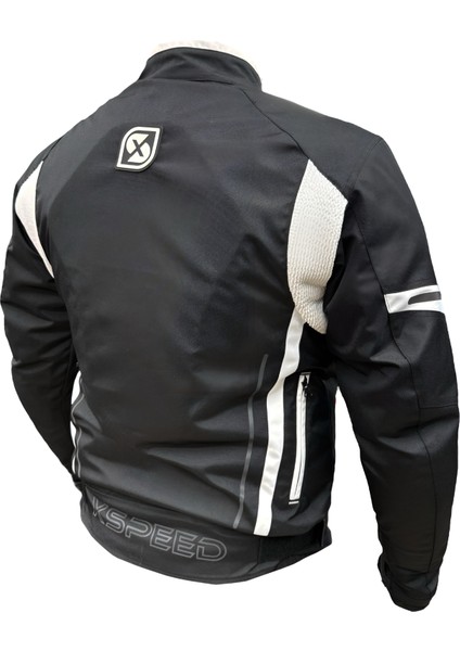 Zeus 4 Mevsimlik Korumalı Motosiklet Montu Yeni Sezon Siyah Beyaz fiyatları