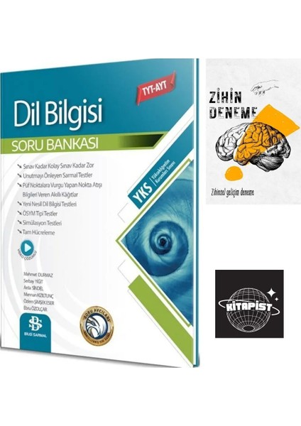 TYT-Ayt Dil Bilgisi Soru Bankası+Zihindeneme-Kitapist472