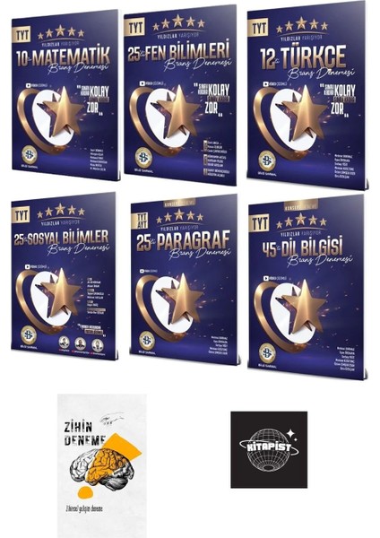 TYT Tüm Dersler Yıldızlar Yarışıyor Deneme+Zihindeneme-Kitapist128