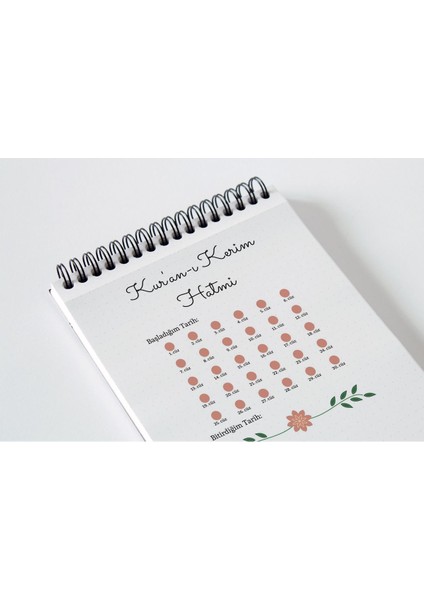 Kur'an-I Kerim Hatim Çizelgesi