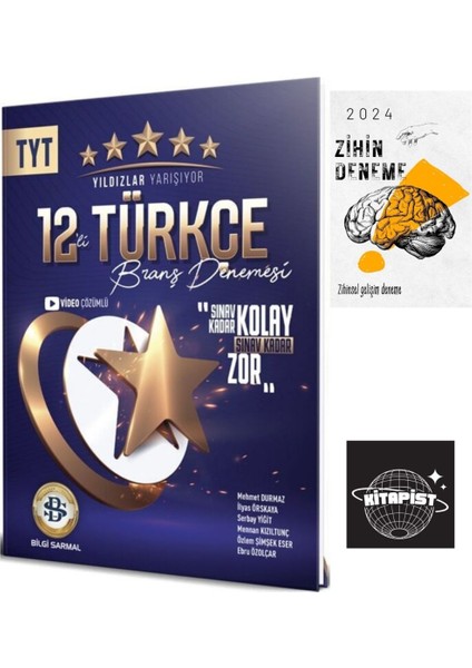 TYT Türkçe Yıldızlar Yarışıyor Deneme+Zihindeneme-Kitapist78