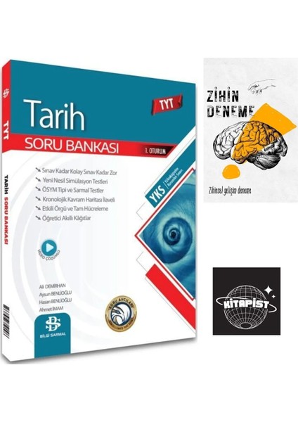 TYT Tarih Soru Bankası+Zihindeneme-Kitapist489