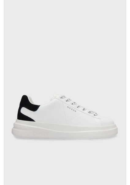 Elba Logolu Kalın Tabanlı Sneaker Ayakkabı FMPVIBSUE12 Erkek Ayakkabı Fmpvıb SUE12 Whıbk