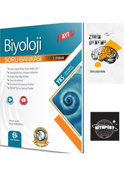 Ayt Biyoloji Soru Bankası+Zihindeneme-Kitapist422