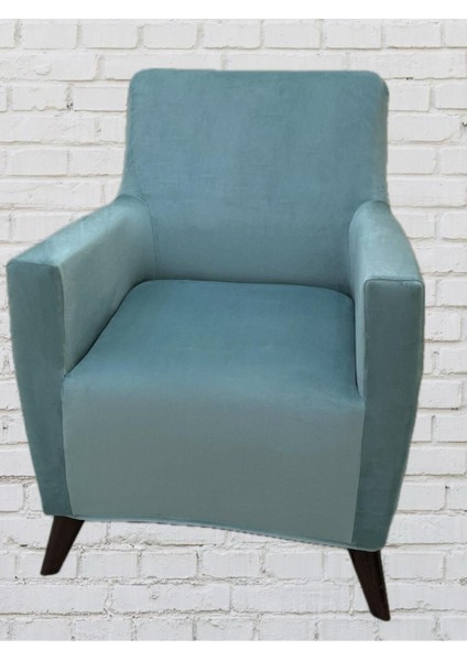 1'li Koltuk Italyan Süet Koltuk Örtüsü(Mint)