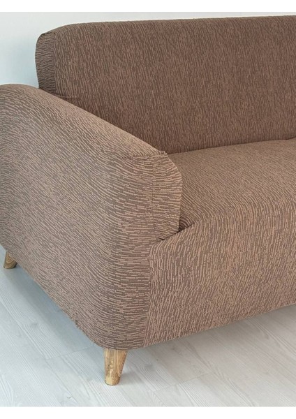 Jakar Kumaş Lastikli Kayma Yapmayan3 Kişilik Tekli Kanepe Örtüsü