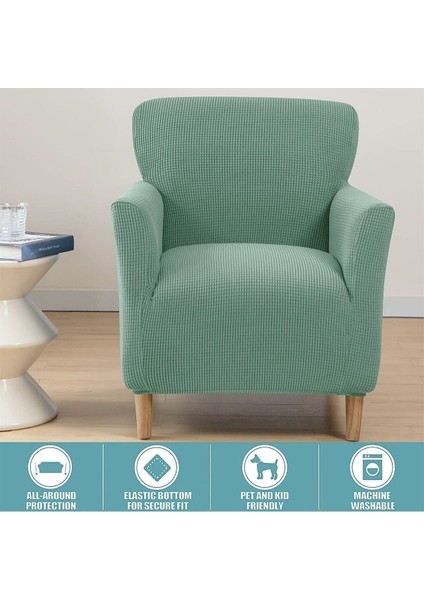 Likrali Streç Lastikli Esnek Kare Desen Berjer Tek Kişilik Kotuk Örtüsü Koltuk Kılıfı fiyatları