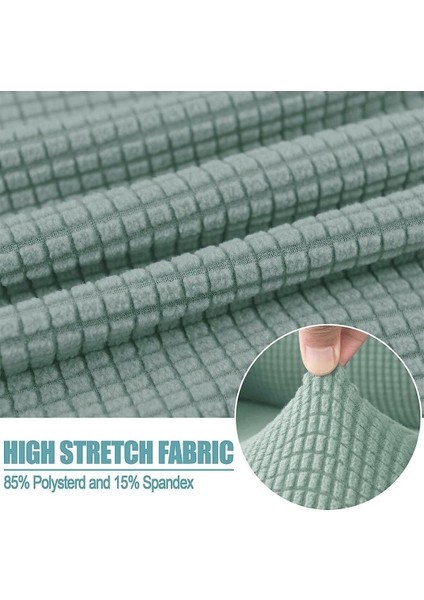 Likrali Streç Lastikli Esnek Kare Desen Berjer Tek Kişilik Kotuk Örtüsü Koltuk Kılıfı indirimleri