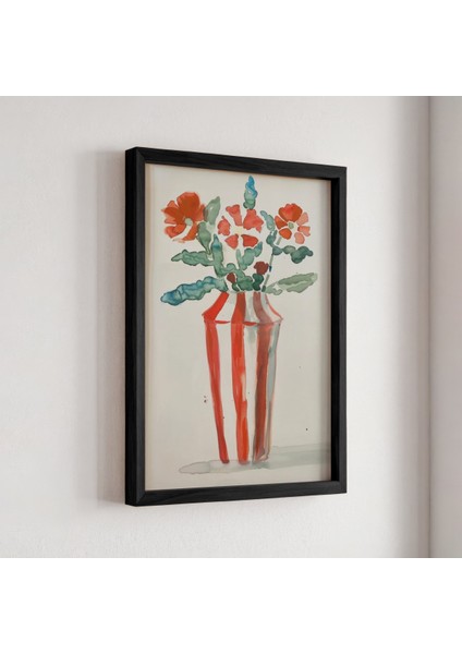 Renkli Çiçek Buketi Sanat Baskısı Duvar Sanatı Ahşap Çerçeveli Duvar Tablosu fiyatları