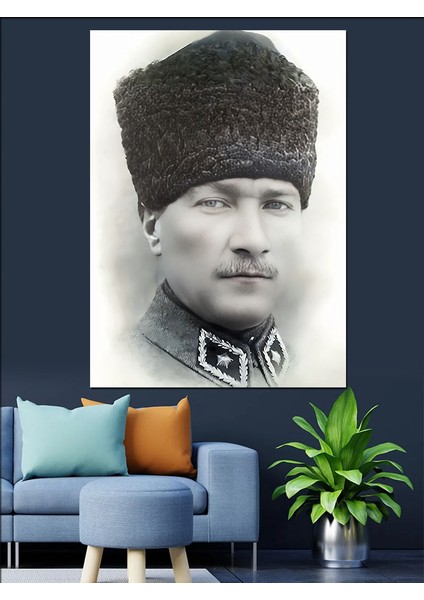 Mustafa Kemal Atatürk Dekoratif Kanvas - Mdf Ahşap Tablo modelleri