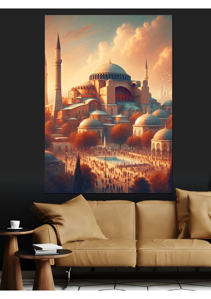 Istanbul Ayasofya Camii Dekoratif Kanvas - Mdf Ahşap Tablo fiyatları