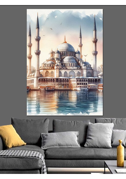 Eminönü Camii Dekoratif Kanvas - Mdf Ahşap Tablo fiyatları