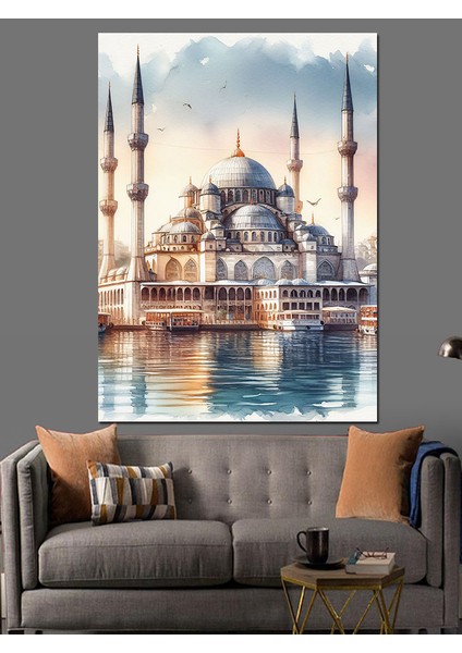 Eminönü Camii Dekoratif Kanvas - Mdf Ahşap Tablo modelleri