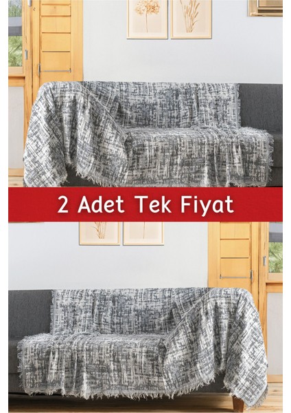 Ikili Set Dokuma Koltuk Örtüsü Seti 170X220CM