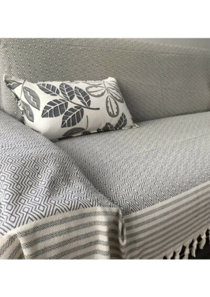 Battal Boy Kolları Örten Pamuklu Koltuk Örtüsü