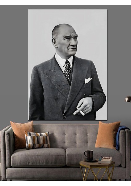 Mustafa Kemal Atatürk Dekoratif Kanvas - Mdf Ahşap Tablo fiyatları