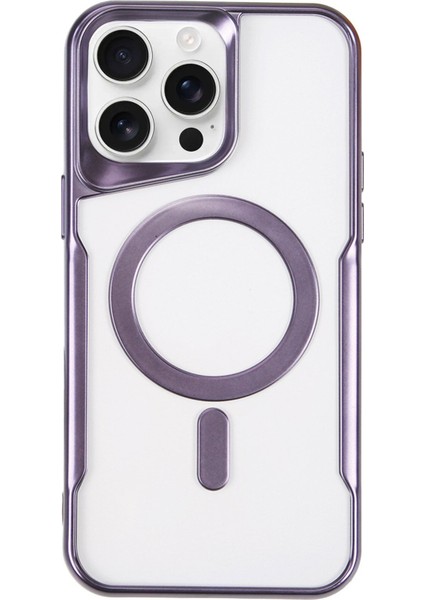 iPhone 16 Pro Maxuyumlu Magsafe Kablosuz Şarj Destekli Silikon Kılıf