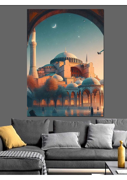 Ayasofya Camii Dekoratif Kanvas - Mdf Ahşap Tablo modelleri