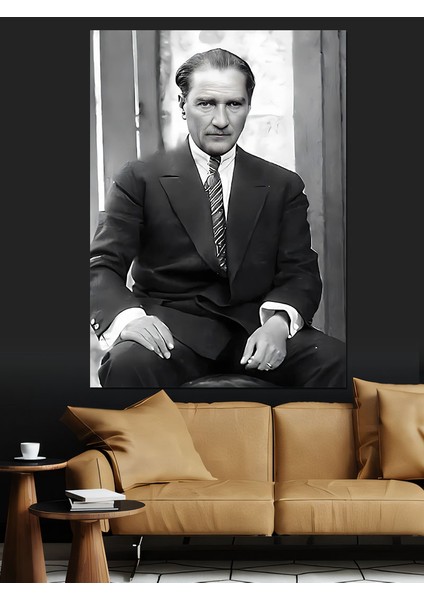 Mustafa Kemal Atatürk Dekoratif Kanvas - Mdf Ahşap Tablo fiyatları