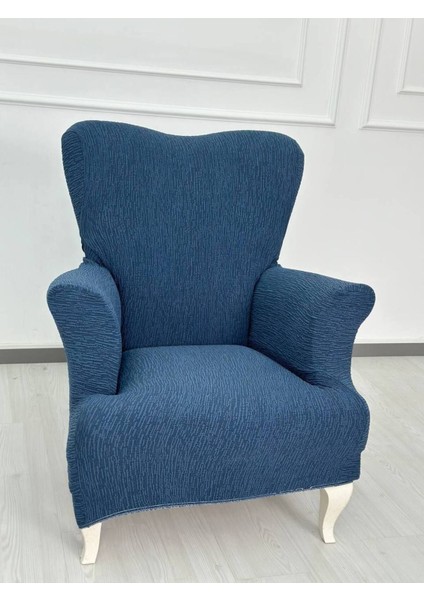 Jakar Kumaş Lastikli Kayma Yapmayan Tek Kişilik 1 Adet Berjer Örtüsü