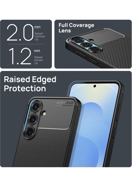 Samsung Galaxy S25 Plus Karbon Tasarım Kılıf Case