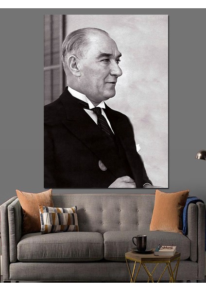 Mustafa Kemal Atatürk Dekoratif Kanvas - Mdf Ahşap Tablo fiyatları