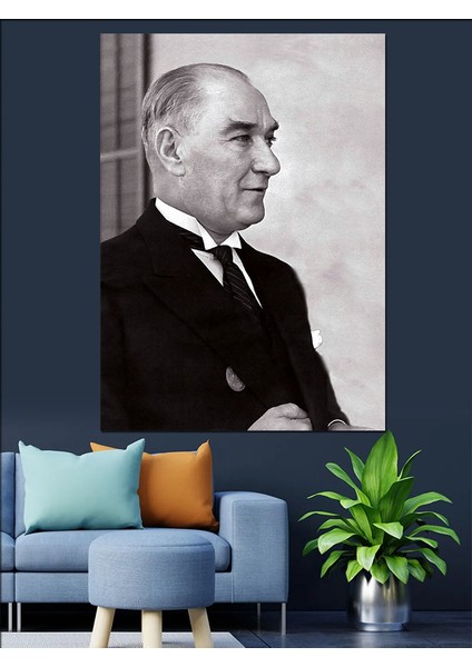 Mustafa Kemal Atatürk Dekoratif Kanvas - Mdf Ahşap Tablo modelleri