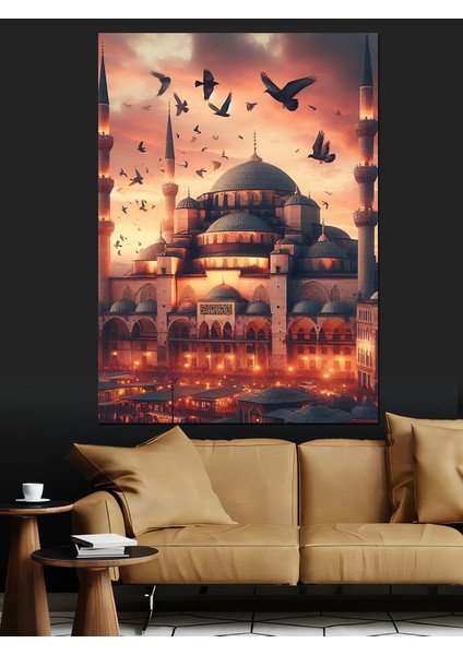 Eminönü Camii Istanbul Dekoratif Kanvas - Mdf Ahşap Tablo modelleri