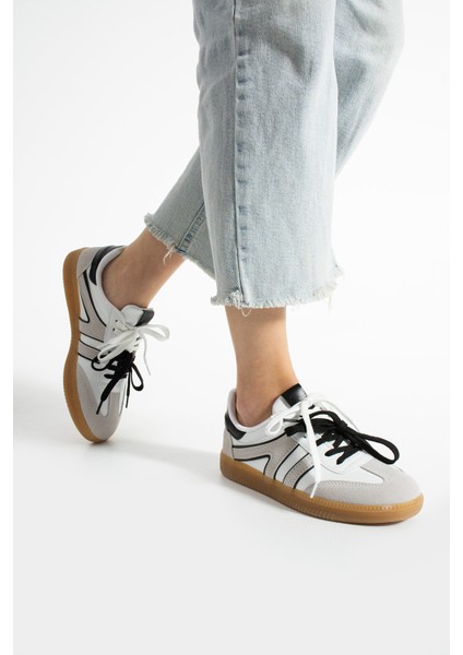 Beyaz Detaylı Beyaz Günlük Kadın Sneaker modelleri