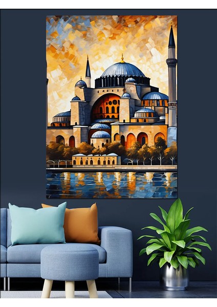 Istanbul Ayasofya Dekoratif Kanvas - Mdf Ahşap Tablo fiyatları