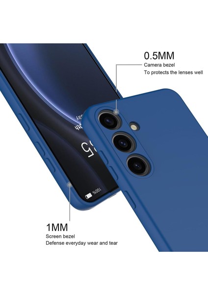 Samsung Galaxy A55 Uyumlu Tam Koruma Silikon Kılıf Case