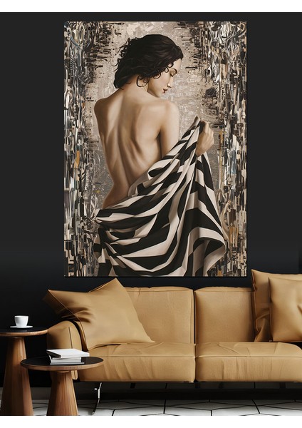 Nü Kadın Dekoratif Kanvas - Mdf Ahşap Tablo fırsatları