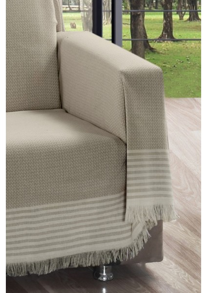 Royal Kolları Örten Battal Boy 180 x 300 Çekyat Koltuk Kanepe Örtüsü Bej fiyatları