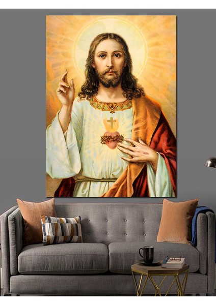 Hz Isa Jesus Christ Dekoratif Kanvas - Mdf Ahşap Tablo modelleri