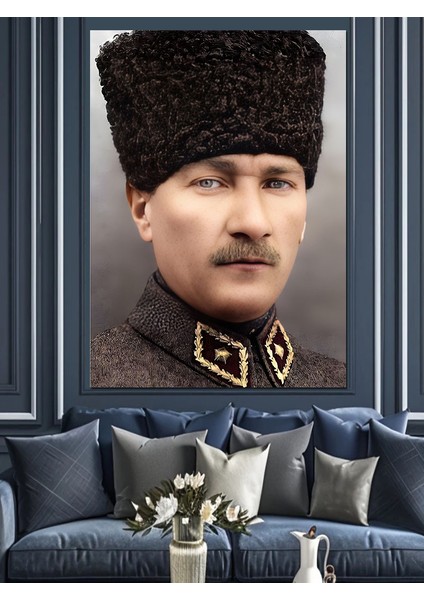 Mustafa Kemal Atatürk Dekoratif Kanvas - Mdf Ahşap Tablo fiyatları