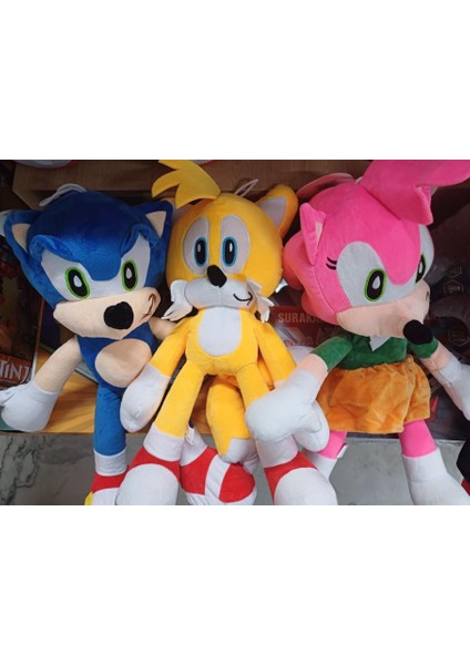 Akkuzu Peluş Sonic 45 cm No: HS-14516