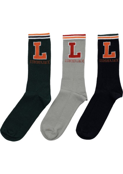 ml Kolej 3lu 34US 4fx Grı Melanj Erkek Çorap