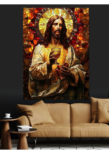 Hz Isa Jesus Christ Dekoratif Kanvas - Mdf Ahşap Tablo modelleri