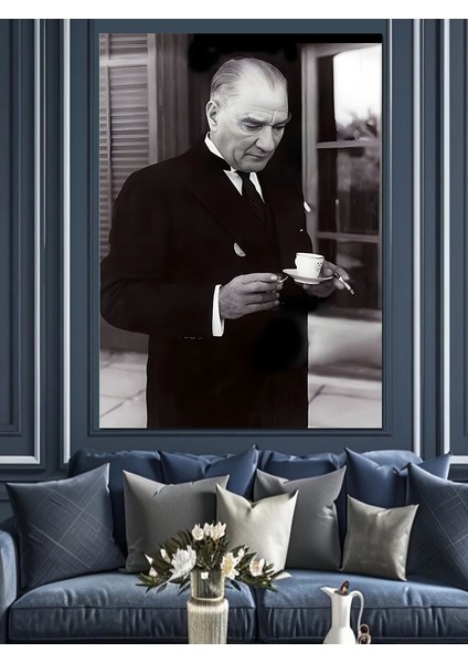Mustafa Kemal Atatürk Dekoratif Kanvas - Mdf Ahşap Tablo fiyatları