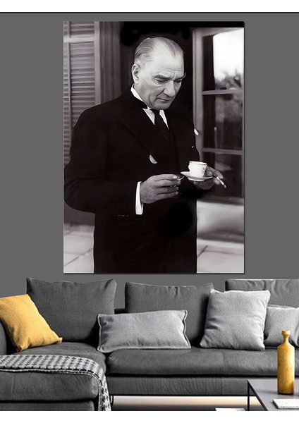 Mustafa Kemal Atatürk Dekoratif Kanvas - Mdf Ahşap Tablo modelleri
