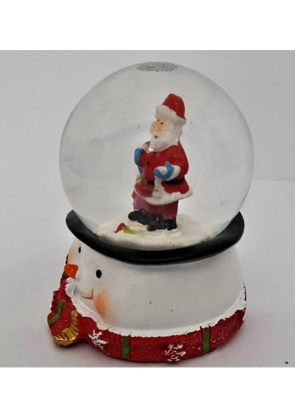 Snowball 65MM Kar Küre Biblo Yılbaşı Noel Baba Kardan Adam Cam Poliresin Fener Çam Ağaç 1 Adet