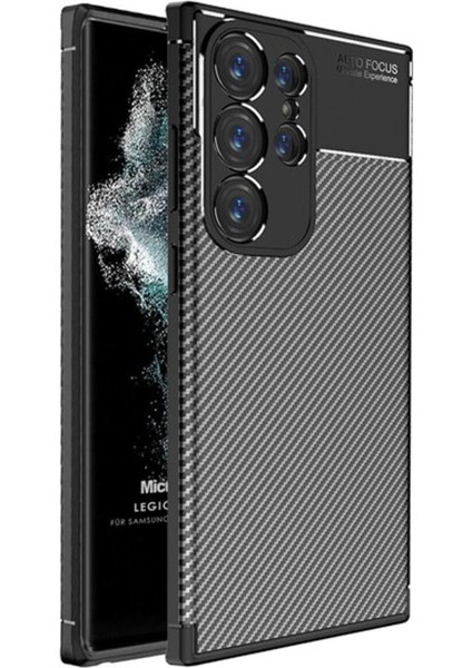 Samsung Galaxy S25 Ultra Karbon Tasarım Kılıf Case
