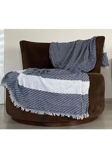 Siyah Tv Battaniyesi - Pike - Çok Amaçlı Koltuk Şalı