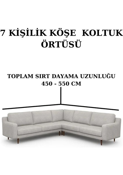 Bürümcük L Köşe Koltuk Örtüsü. 7 Kişilik Esnek, Yıkanabilir Köşe Koltuk Kılıfı. Toplam Uzunluk 550C fiyatları